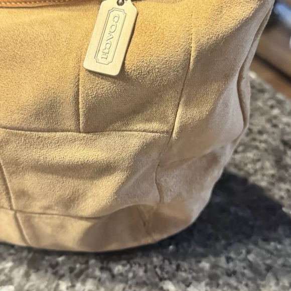 Vintage Y2K Coach Soho Ergo Patchwork Suede Shoulder Hobo Bag - Picture 3 of 4